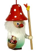 Mushroom Man<br> Steinbach Ornament